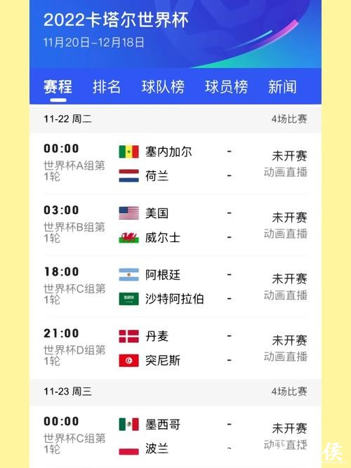 如何快速查询世界杯比赛时间安排 如何快速查询世界杯比赛时间安排